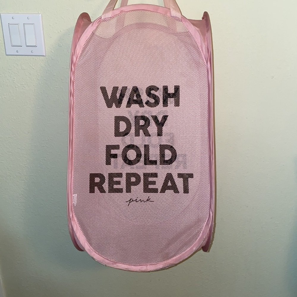 Victoria Secret PINK Laundry Basket & Intimates Bag